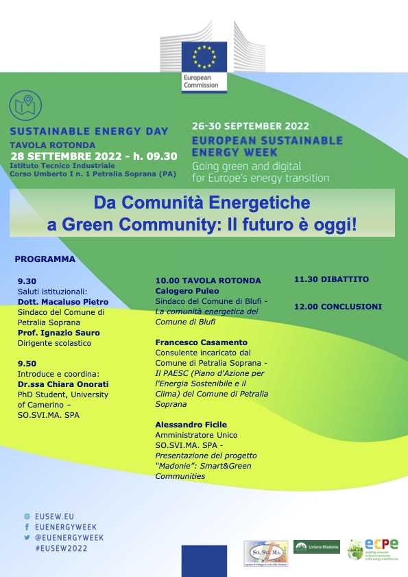 Da Comunità Energetiche a Green Community: Il futuro è oggi!  